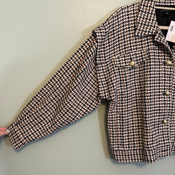 Intermix Outfit 2Piece Set Kiki Tweed Jacket XL & Coco Mini Button Mini Skirt 10 - Picture 5 of 16